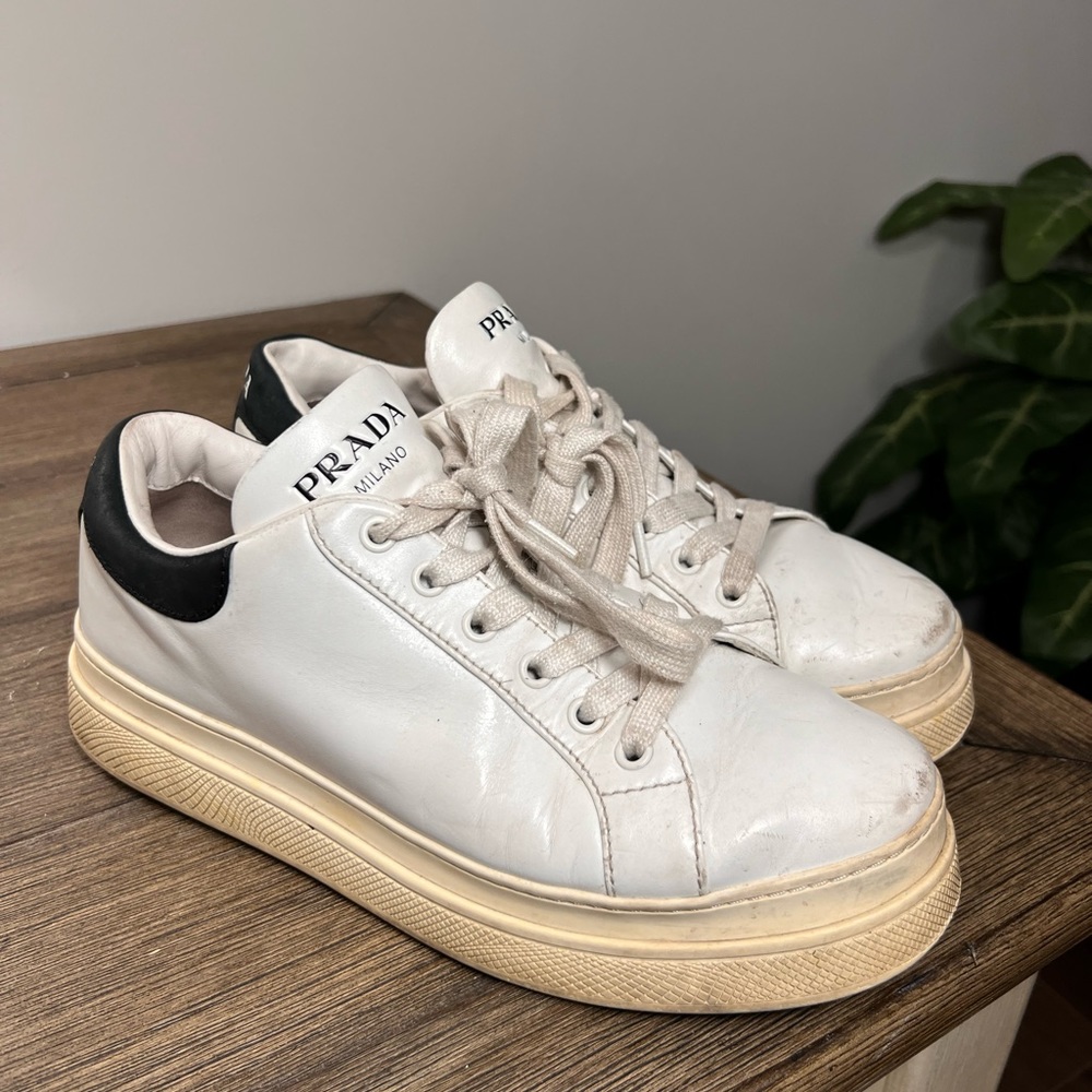Prada Macro Logo Sneaker